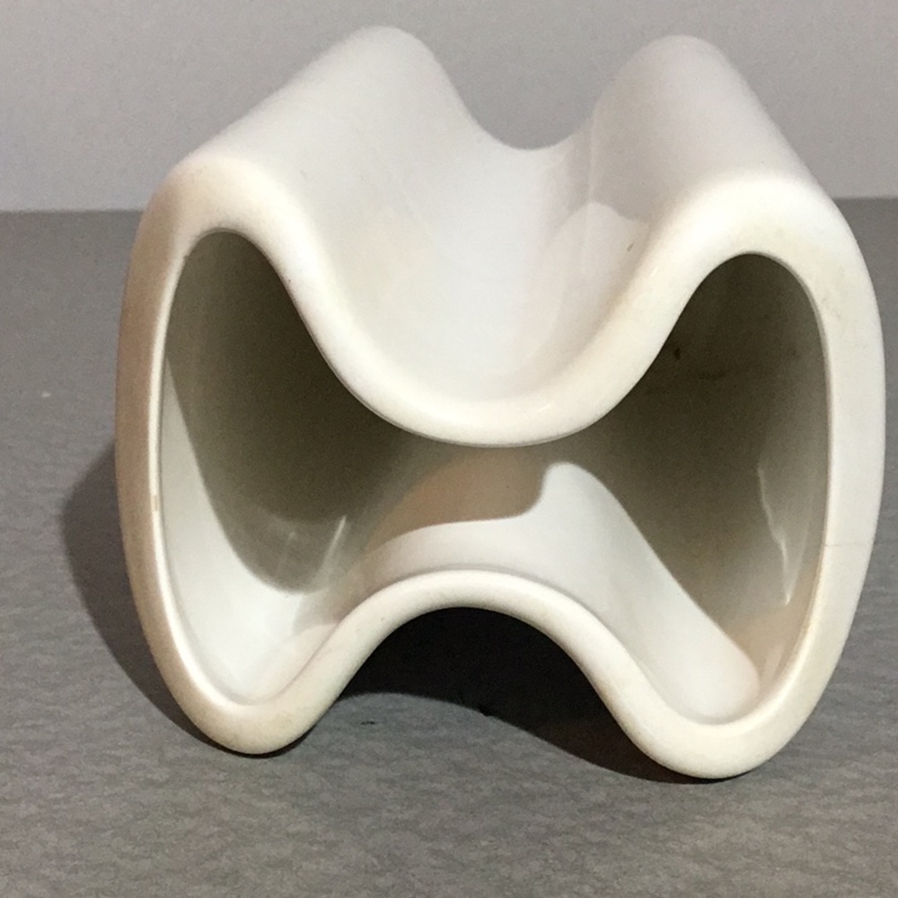 Dansk Int. Philippines, vintage, modernistic curved design, glazed porcelain - Picture 10 of 11